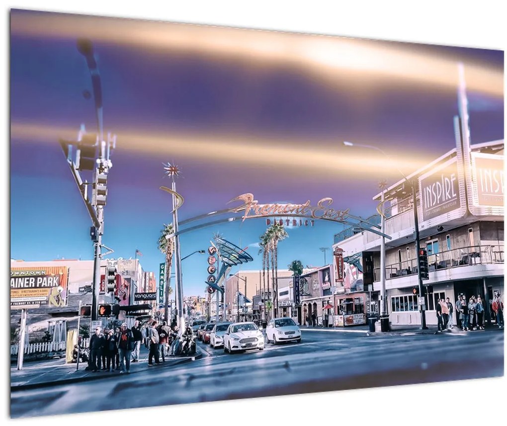 Tablou cu strada în Las Vegas (90x60 cm)