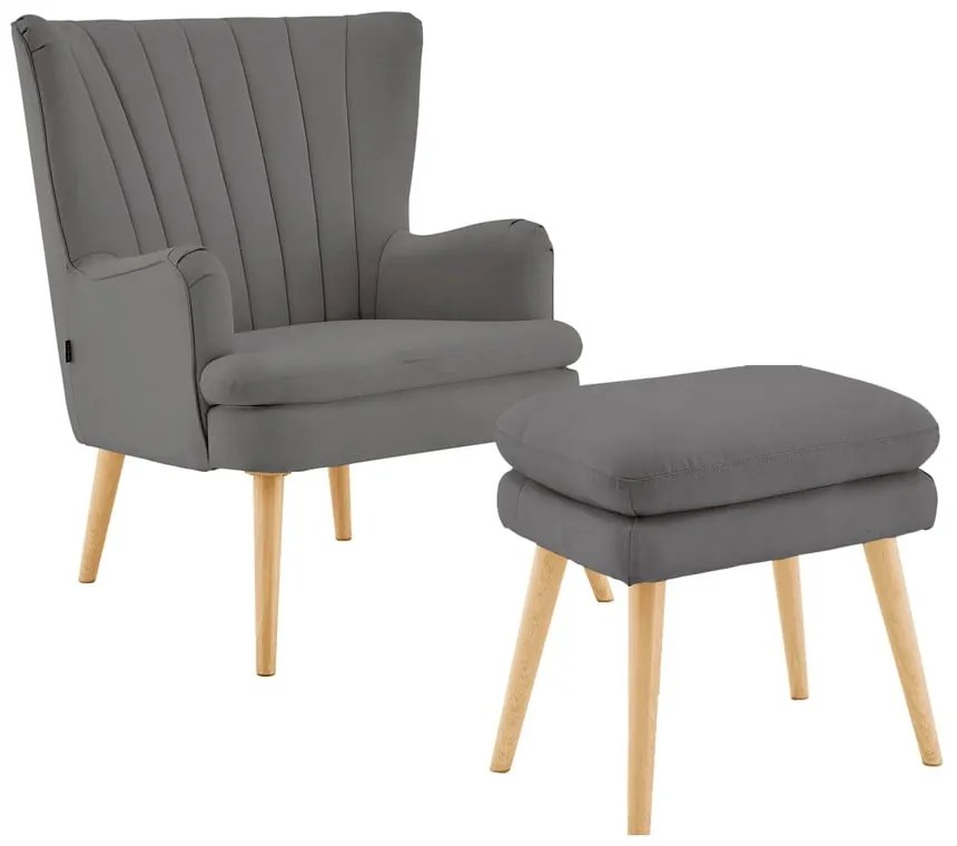 Fotoliu gri Zenia - Støraa