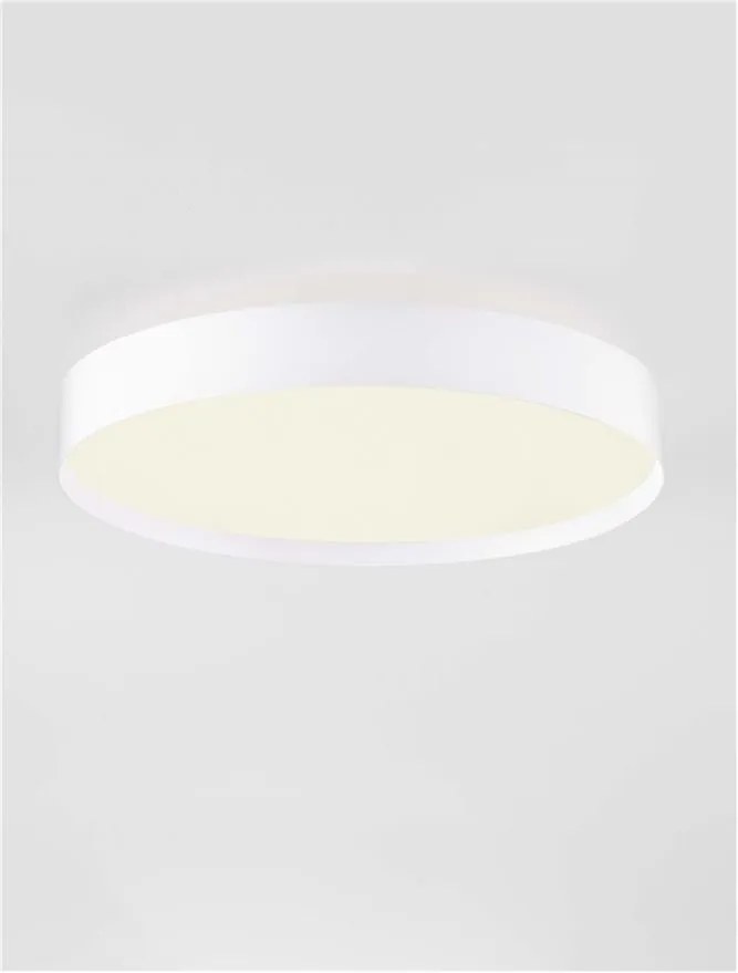 Plafoniera LED design slim ROI alb D-40cm