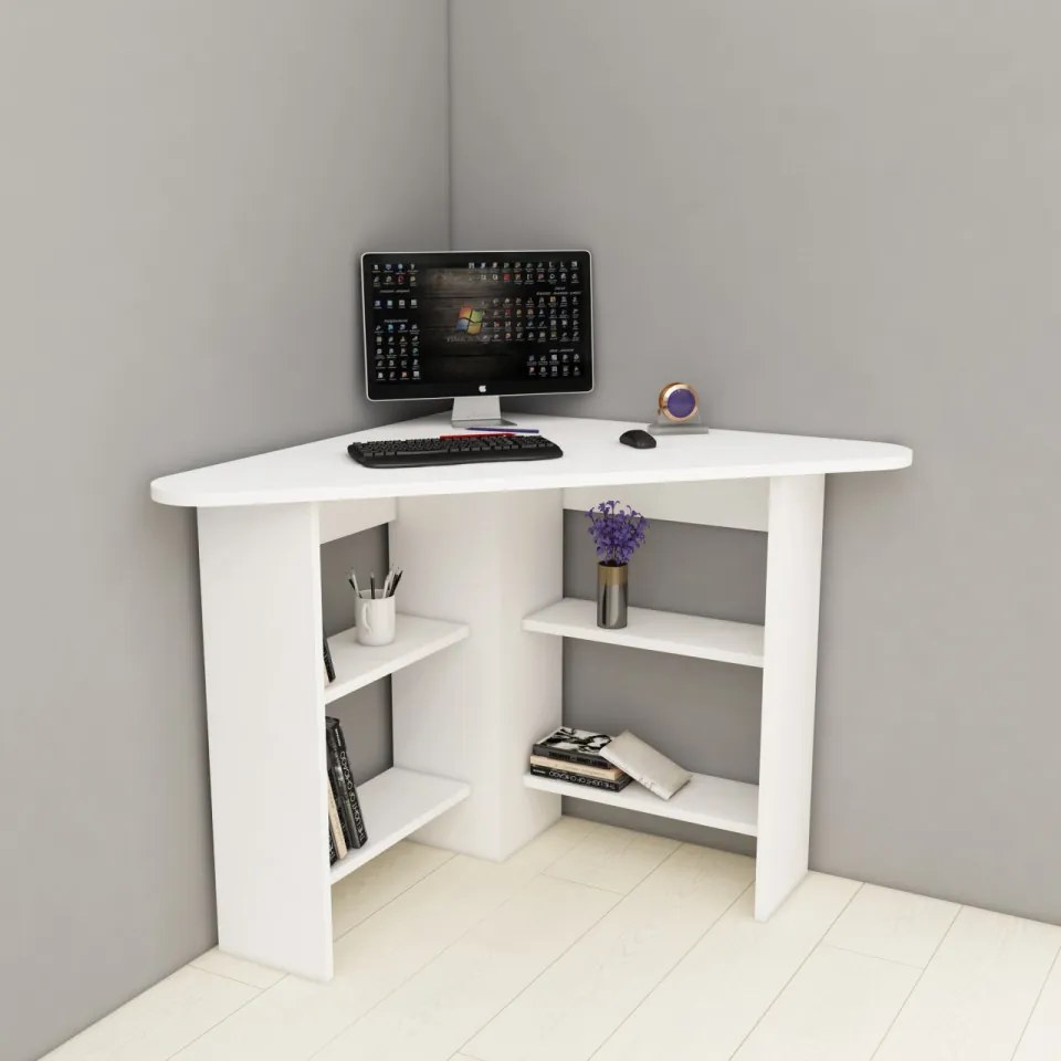 Birou de Studiu Corner, Alb