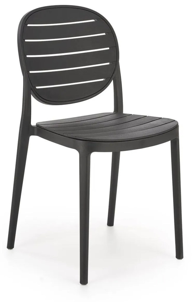 Scaun de grădină Karter (negru). 1092585