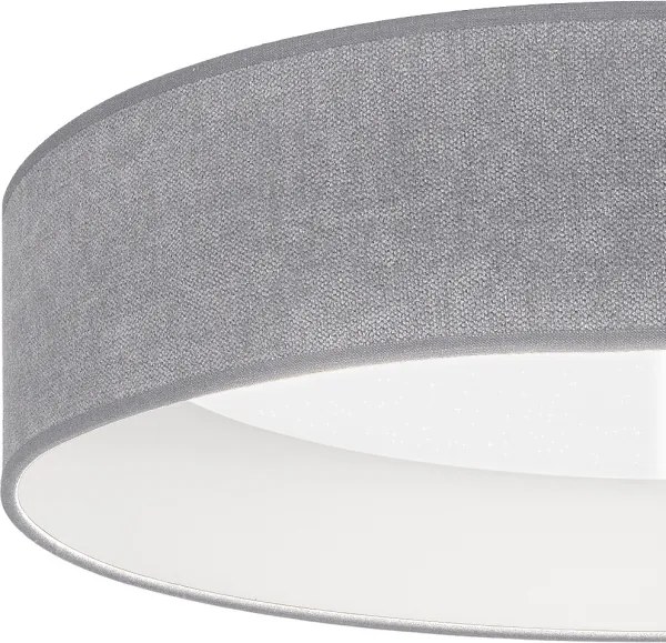 Brilagi - Lampă LED dimabilă, corp de iluminat mare, plafonieră 36W/230V 3000-6000K Ø 55 cm gri WT + telecomandă