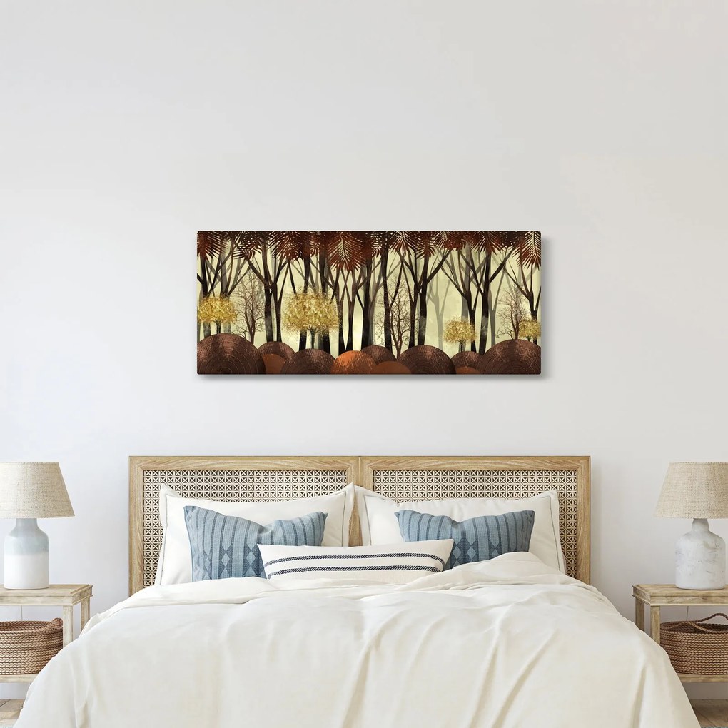 Tablou - Pădure decorativă (120x50 cm)