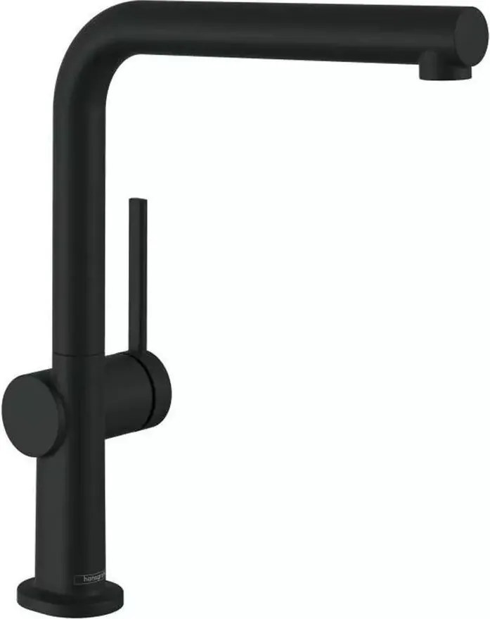 Baterie bucatarie monocomanda negru mat Hansgrohe Talis M54 270 cu 1 jet