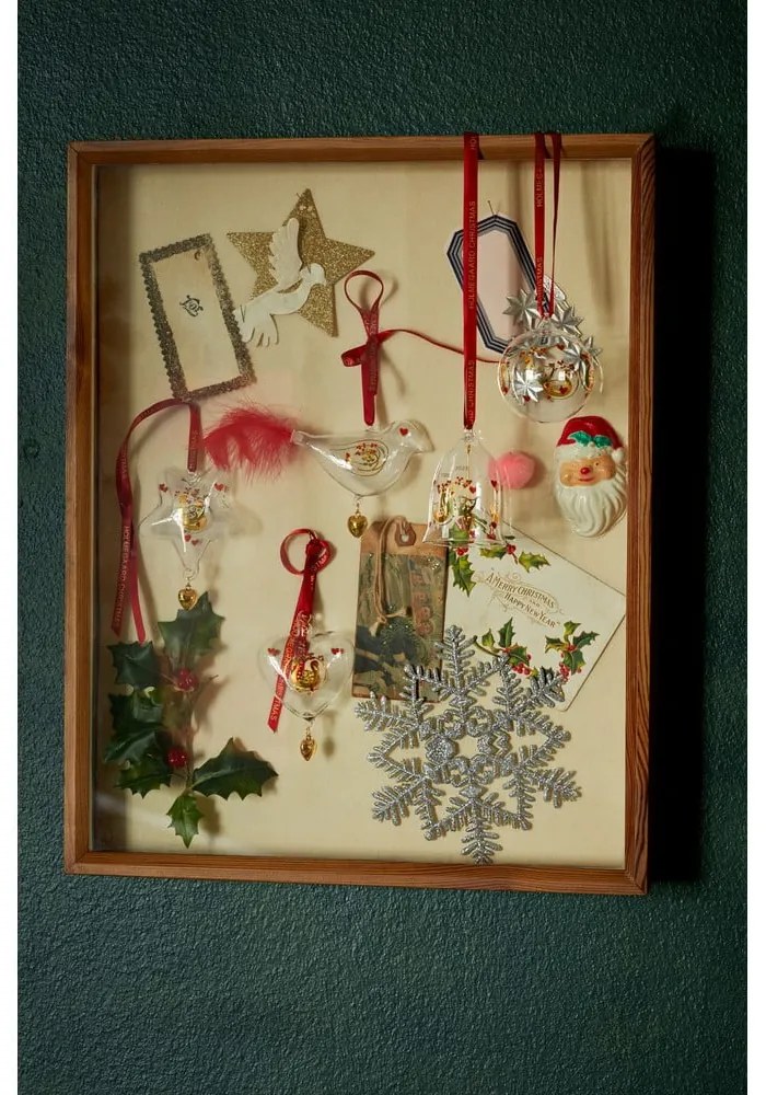 Glob de Crăciun suflat manual din sticlă ø 6,5 cm Ann-Sofi Romme Annual Christmas Bauble 2025 – Holmegaard