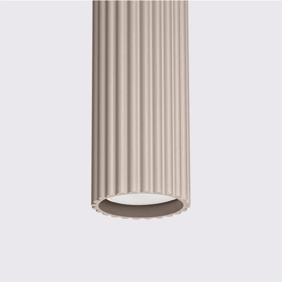 Lustră taupe din metal Gleam – Sollux