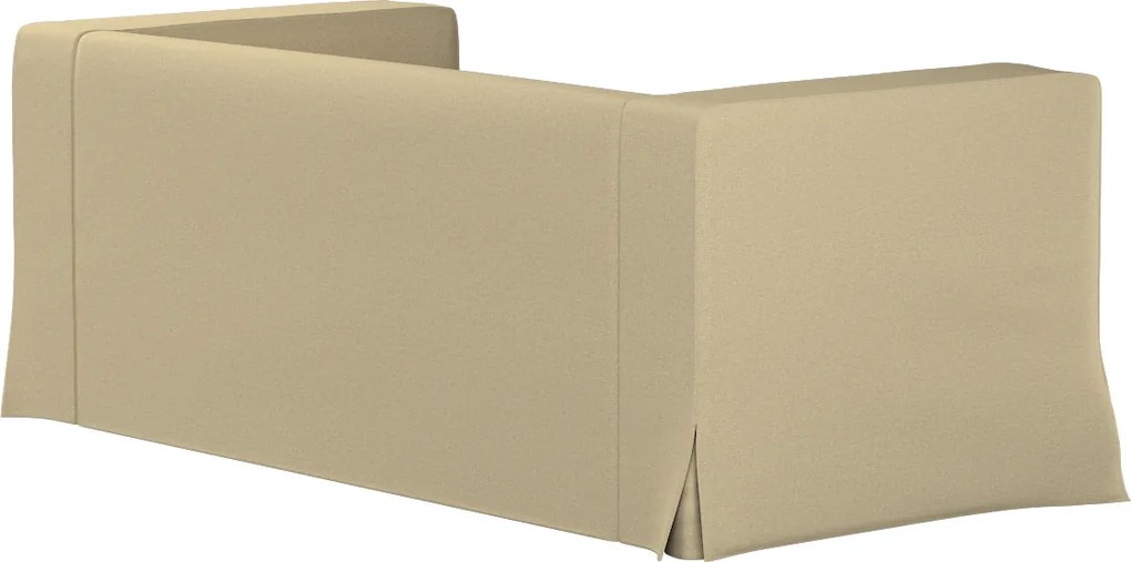 Husă canapea Klippan cu 2 locuri, lungă, cu pliuri contrastante