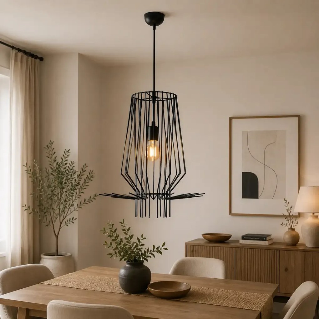 Pendul cu un glob negru-alb homs ro11333