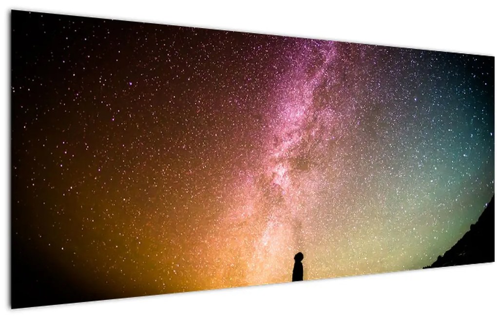 Tablou - cerul plin de stele (120x50 cm)