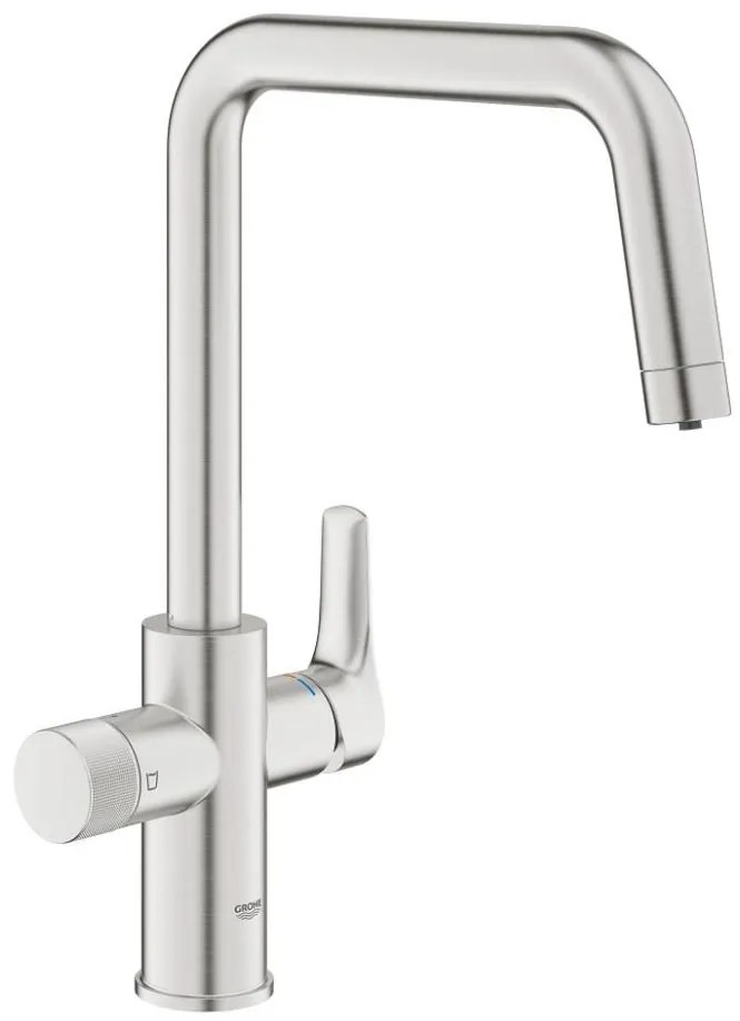GROHE 30595DC0 - Baterie pentru chiuvetă BLUE PURE din oțel inoxidabil