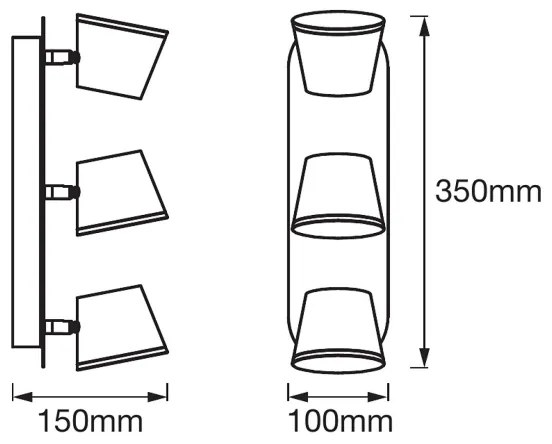Spot LED pentru baie Ledvance SPOT 3xLED/7W/230V IP44 3000/4000K