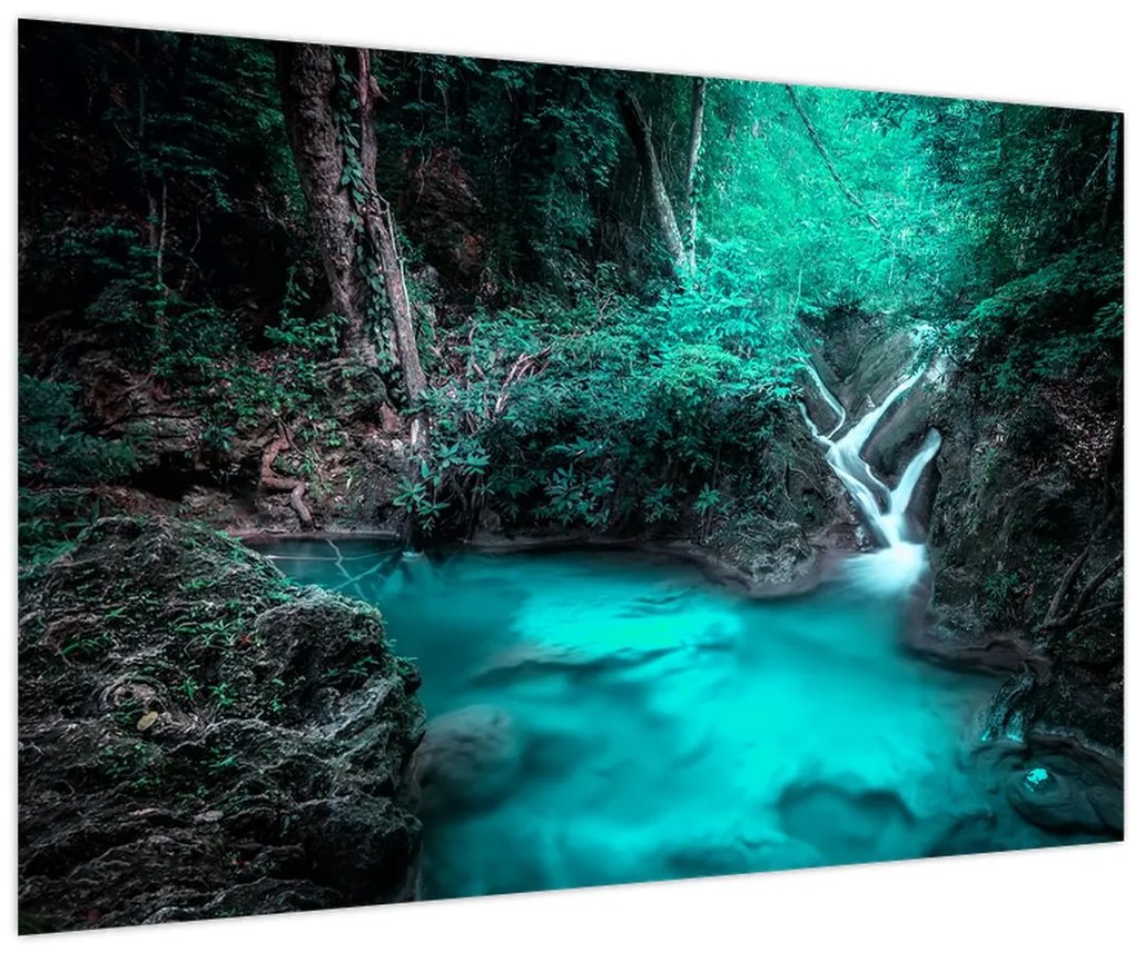 Tablou - Oază turcoaz (90x60 cm)