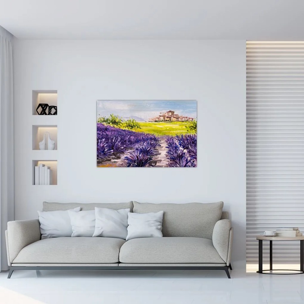 Tablou - Provence, Franța, pictură în ulei (90x60 cm)