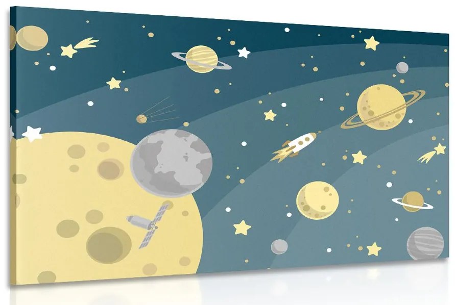 Tablou excursie neobișnuită în univers