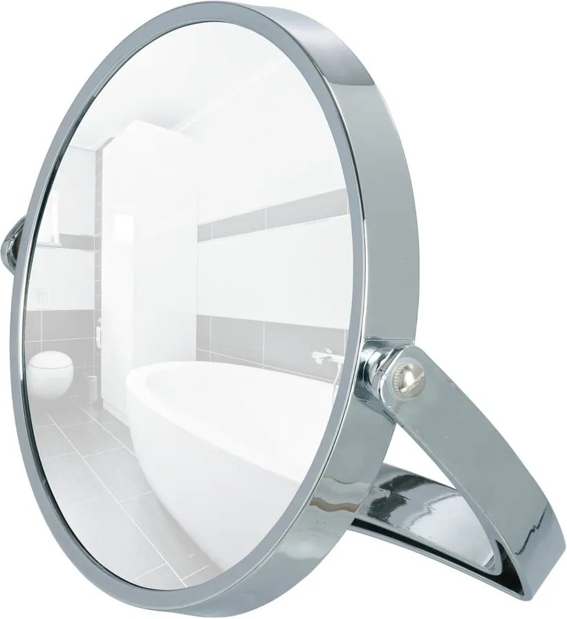 Oglindă cosmetică cromată Wenko Noale, Ø19 cm