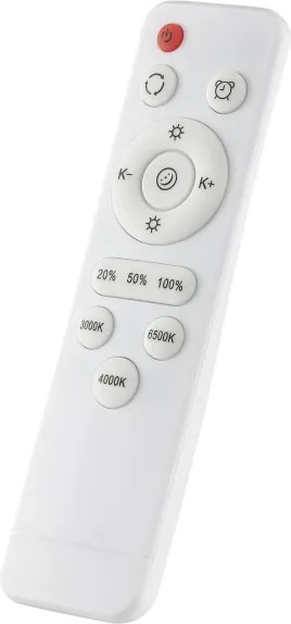 Brilliant - Plafonieră LED dimabilă WALDO LED/24W/230V alb/aur roz + telecomandă