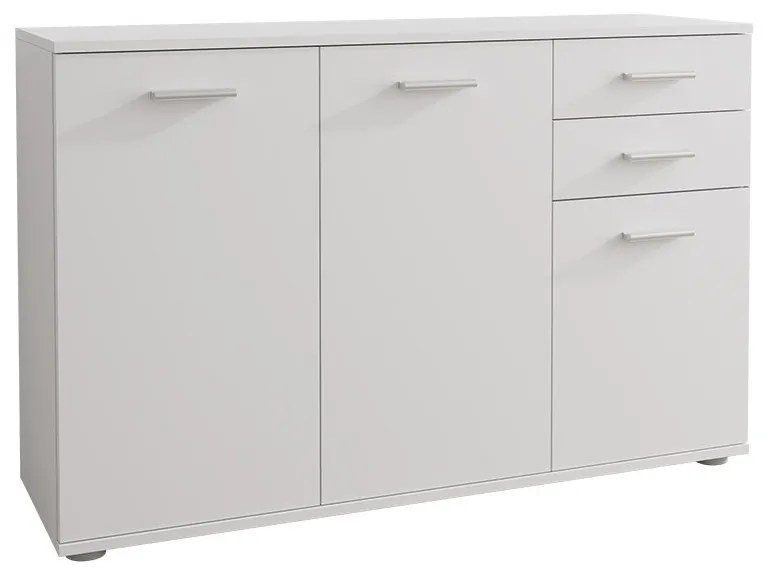 Comodă combinată Claudia 1 3T 2S (Alb). Promo -17%. 1059362