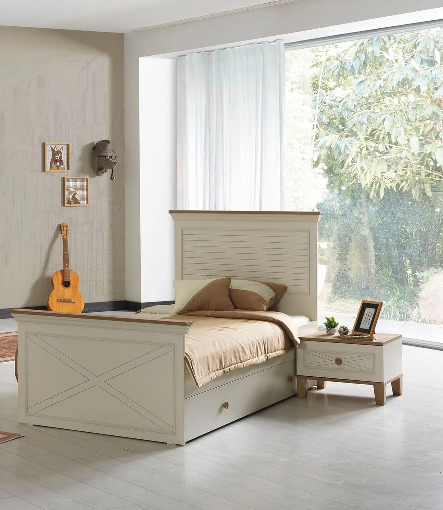 Pat pentru copii si adolescenti 100x200 cm, Colectia Atlas