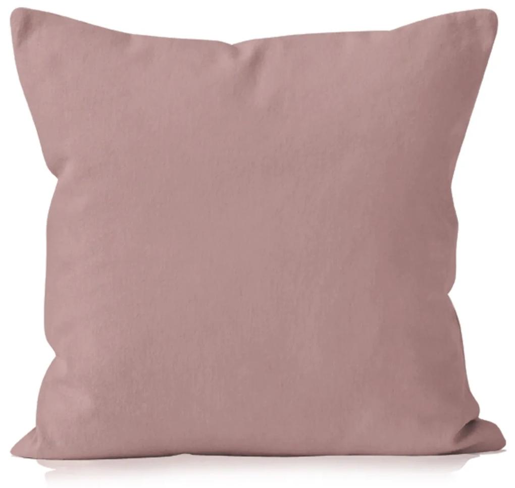 Față de pernă Domarex Smart Velvet roz, 40 x 40 cm