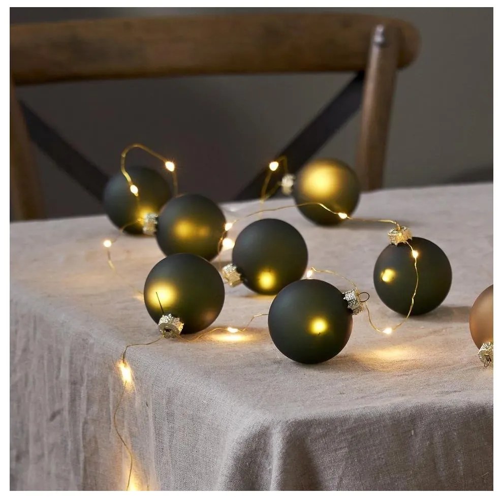 Eglo 411558 - Șir LED Crăciun BLISS 22xLED/3xAA 2,6m alb cald