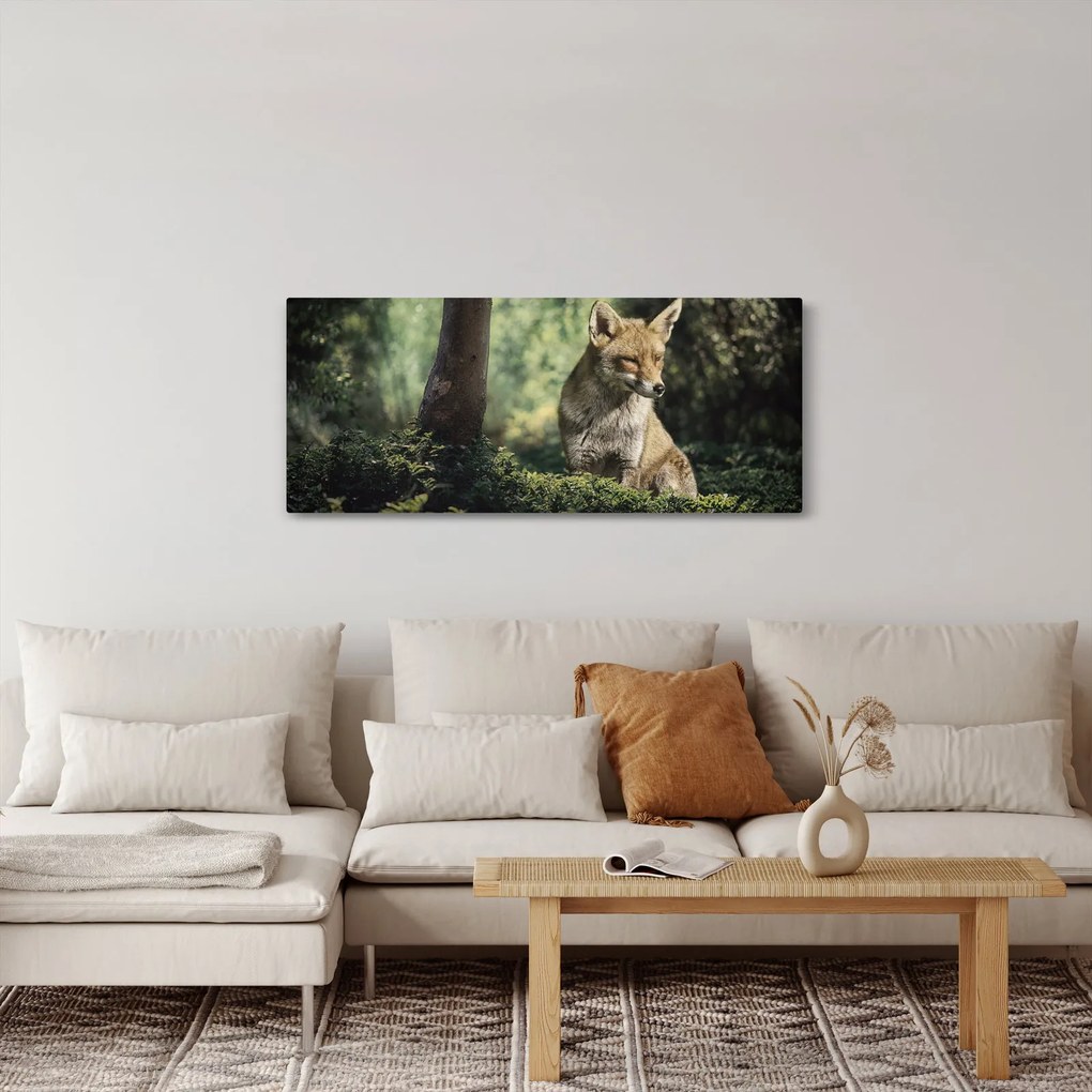 Tablou cu vulpe (120x50 cm)