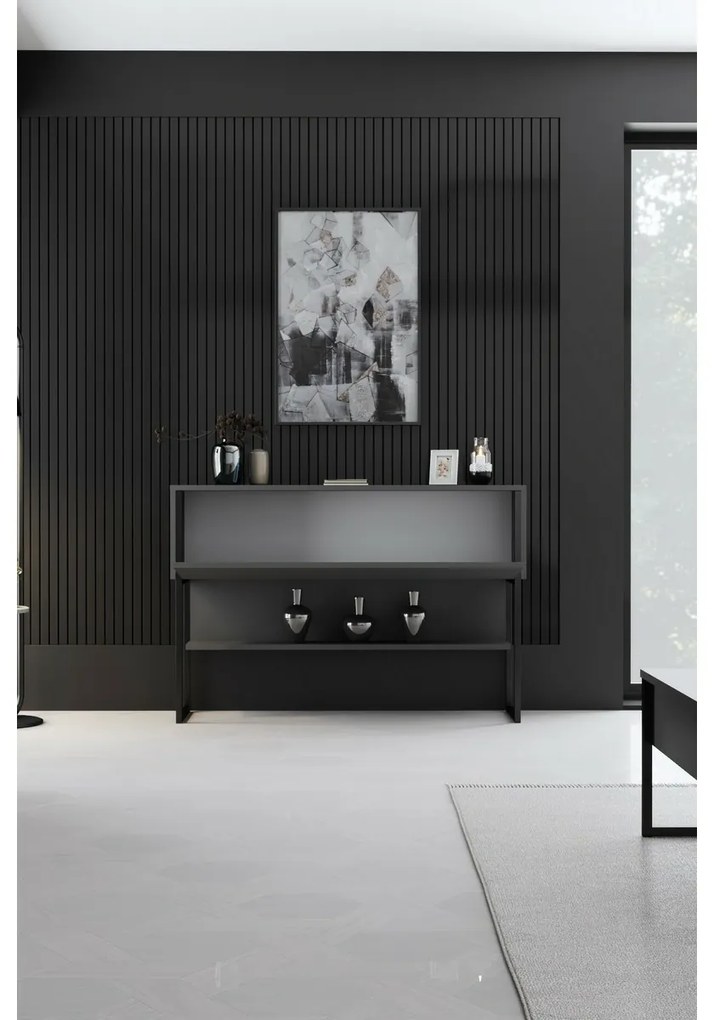 Comodă Luxe Anthracite and Black