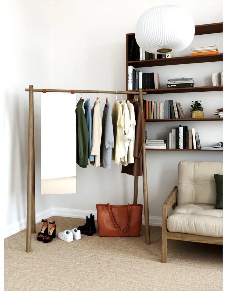Canapea verde extensibilă cu tapițerie din catifea reiată 204 cm Grab - Karup Design