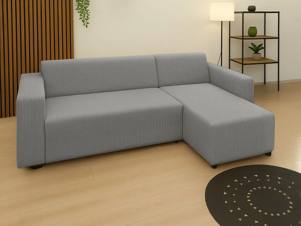 Husa elastica pentru canapea de colt MONDO, colt dreapta Culoare: Crem