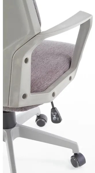 Scaun de birou LONA, alb/gri deschis