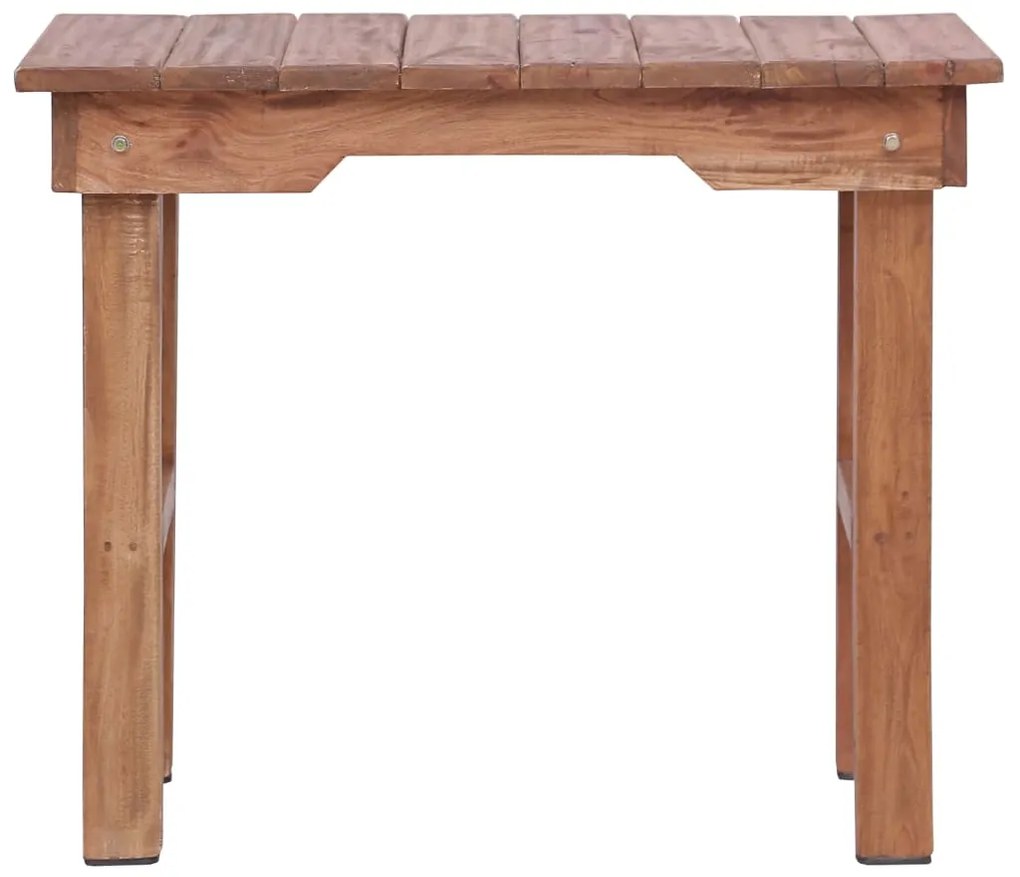 283915 vidaXL Masă de capăt, 70 x 35 x 60 cm, lemn masiv de mahon