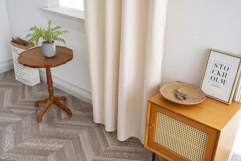 Draperie opaca DUNES VELVET 140x250 cm, crem Agatat: Rejansa
