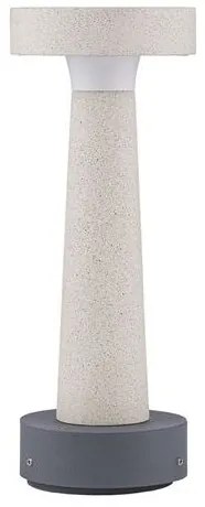 Stalp LED din ciment pentru exterior IP65 Cram White H-30cm