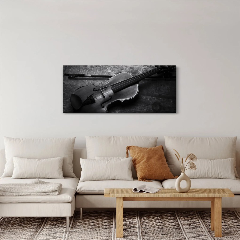 Tablou - Violete (120x50 cm)