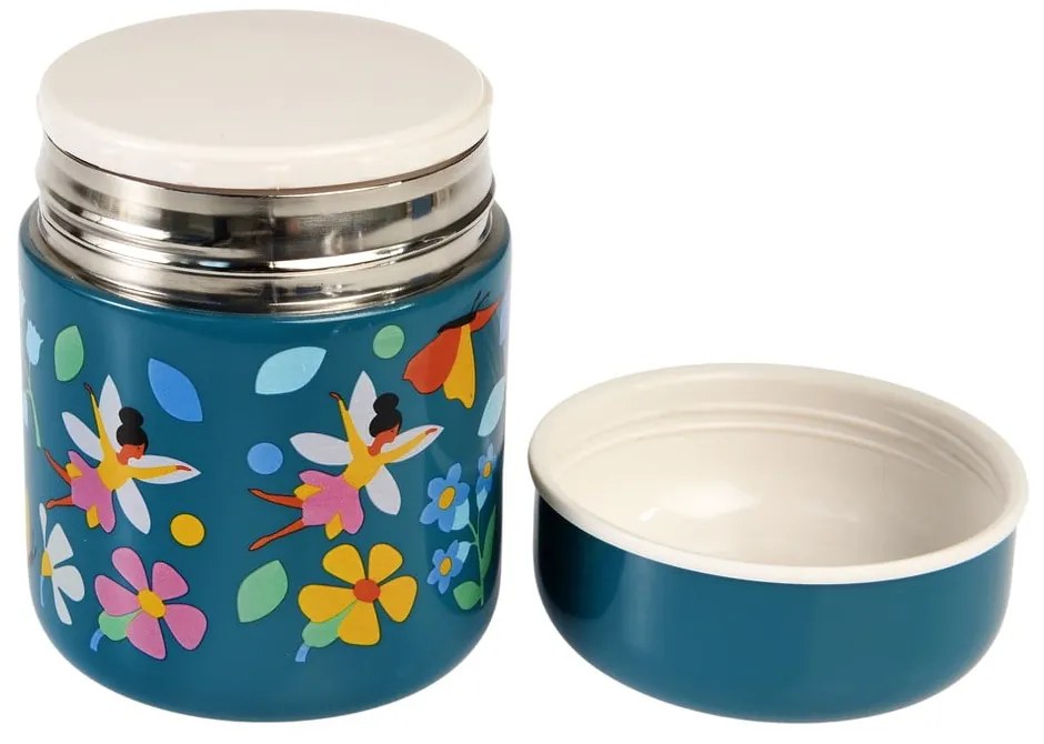 Termos albastru pentru mâncare, pentru copii 280 ml Fairies in the Garden – Rex London