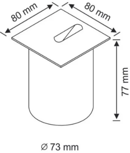 Iluminat scară LED ESPO LED/3W/230V IP54 crom mat