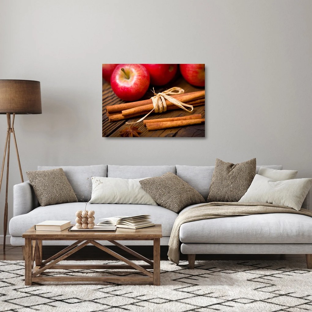 Tablou pe sticlă - Scorțișoară (70x50 cm)