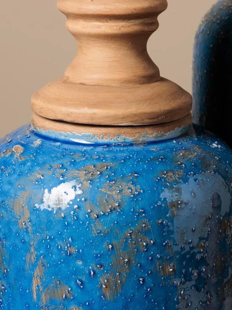 Set 2 borcane decorative, din ceramica, Jericho