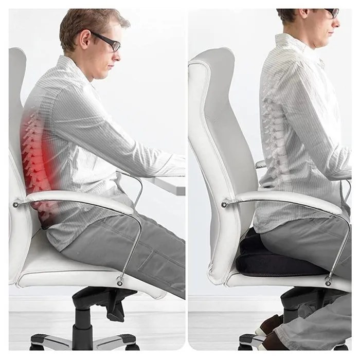 Pernă ergonomică cu umplutură de spumă cu memorie 35x45 cm – Mila Home