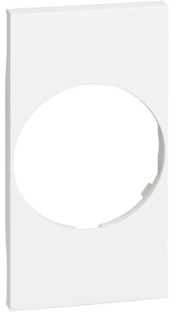 Placa priza standard german, alba, 2 module, Bticino Living Now