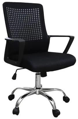 Scaun de birou ergonomic HEXI, mesh, negru