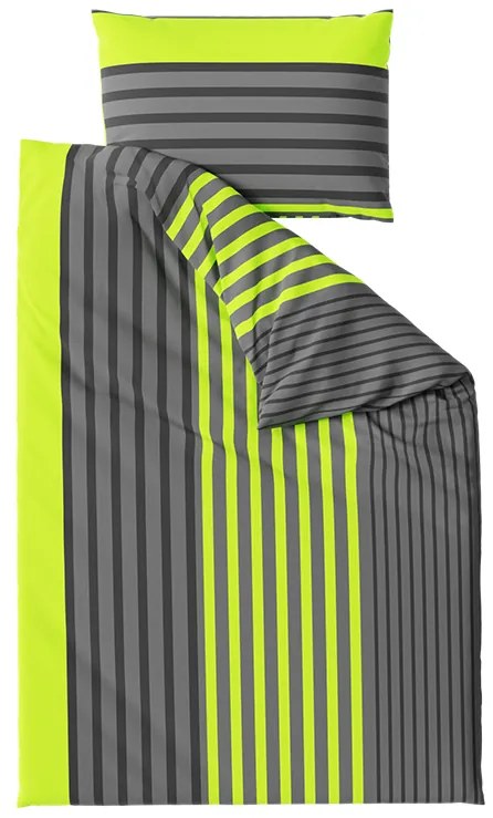 Lenjerie de pat din bumbac Culoare Verde, LINCOLN