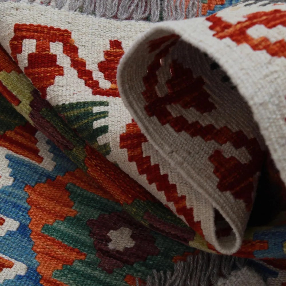 Covor kilim Chobi 157x104 kilim din lână țesut manual