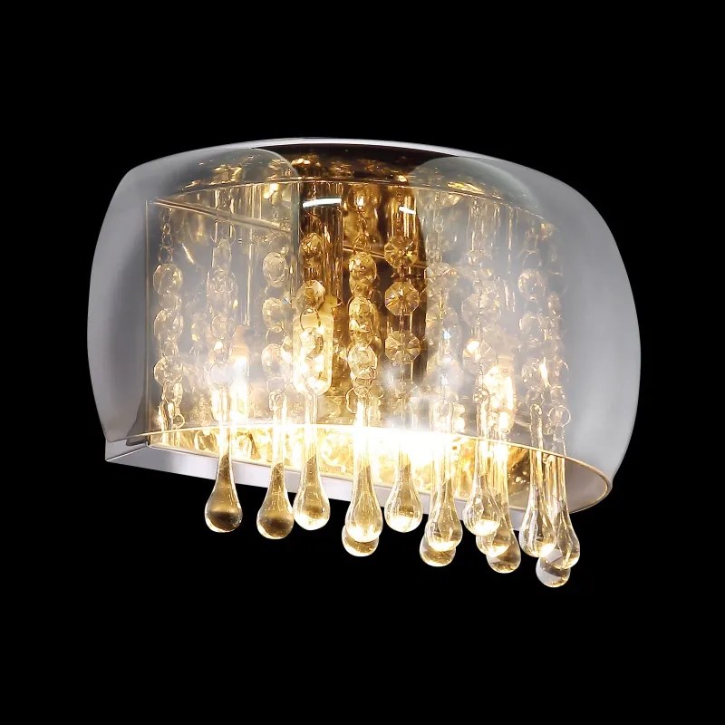 Aplica de perete design modern KALLA fumuriu 15809W GL