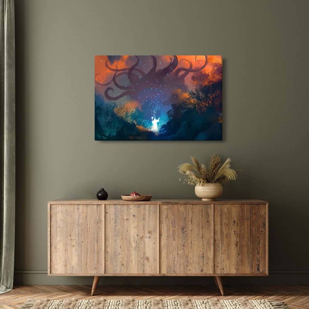 Tablou - Vrăjitorul magicean (90x60 cm)