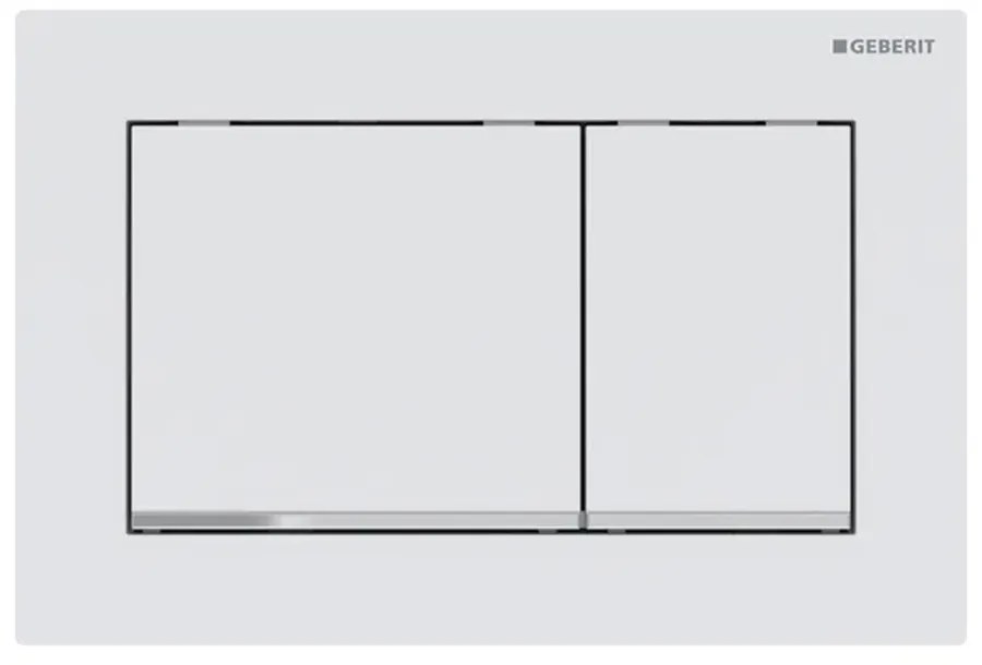 Clapeta de actionare Geberit Omega30 alb - crom