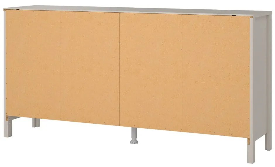 Comodă grej 159x80x38 cm Madrid – Tvilum
