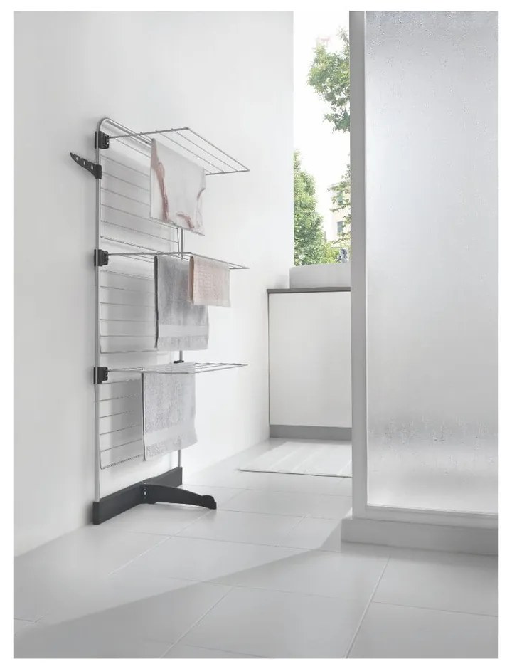 Uscător de rufe gri/argintiu 22 m Thunder – Metaltex
