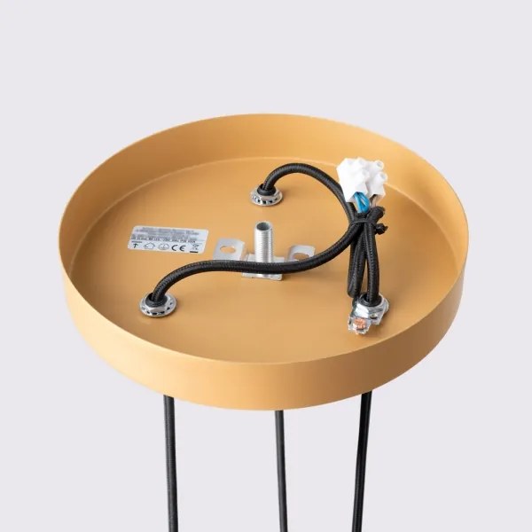 Brilagi - Lustră LED suspendată pe cablu CRESTO 3xGU10/10W/230V, auriu