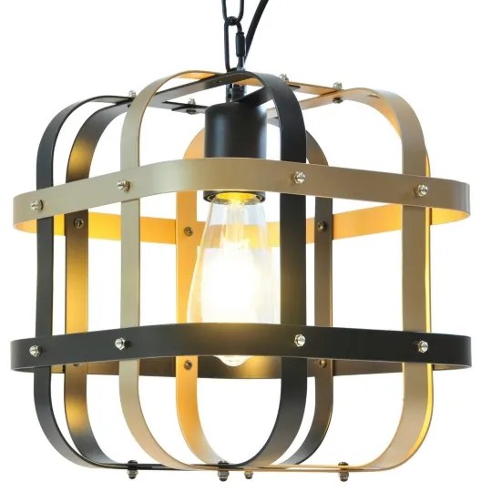 Lustră pe lanț KLATKA 1xE27/10W/230V