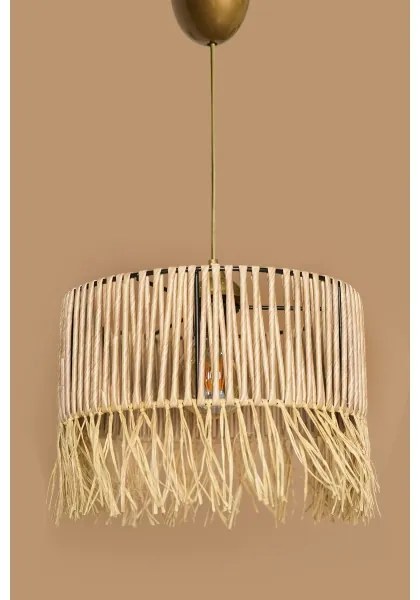 Lustră pe cablu RIMINI 1xE27/40W/230V bej